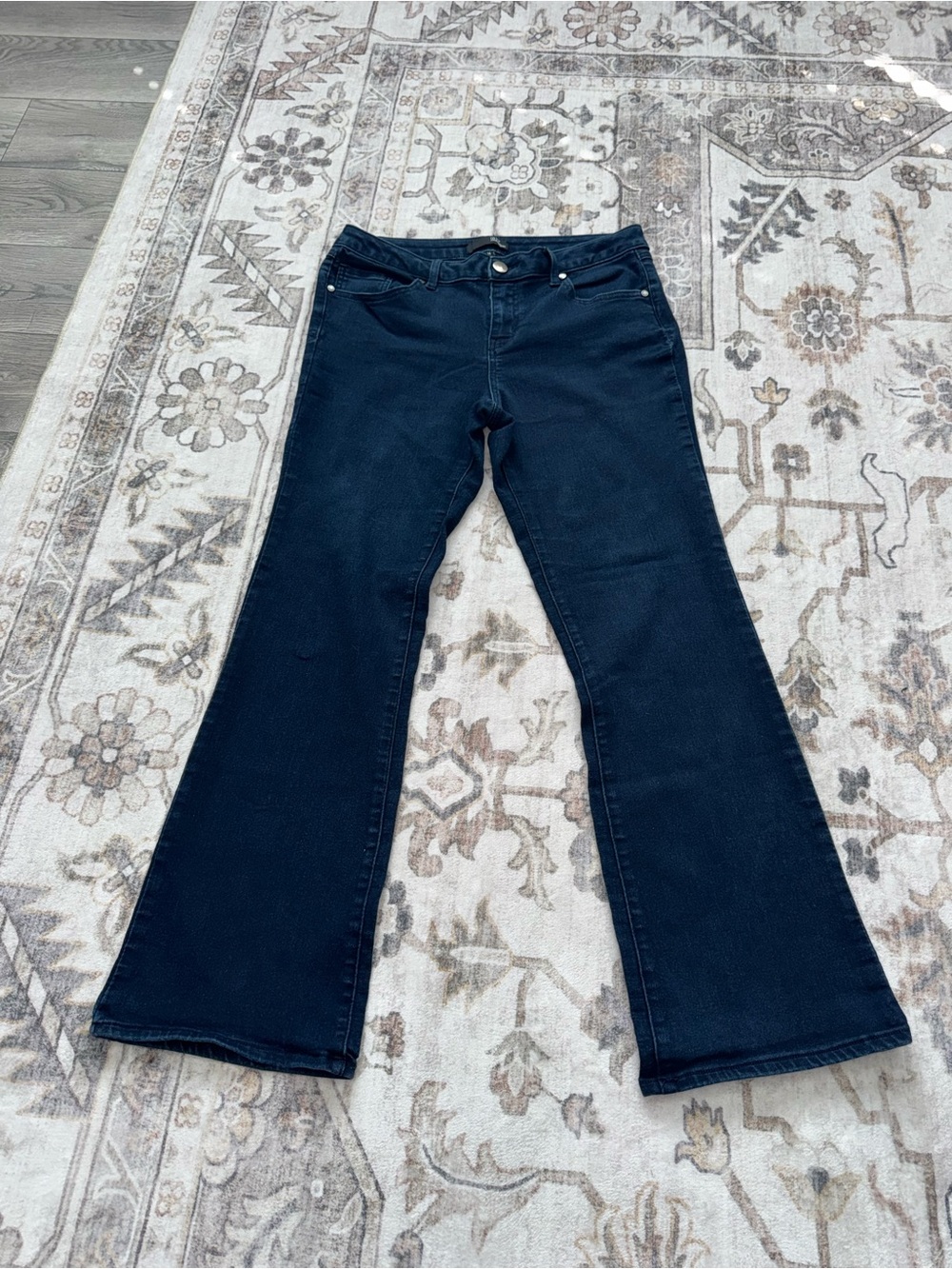 1822 Denim Women's Dark Blue Flare Jeans